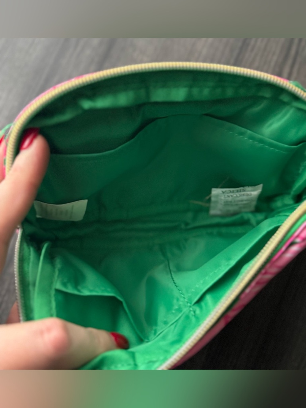 Lilly Pulitzer Kelly Green HIBIS KISS JEANIE BELT BAG Cross Body Waist Pack New - Picture 4 of 4